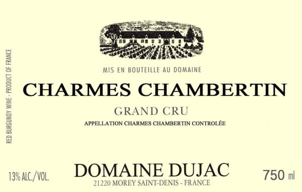 Rượu vang đỏ Domaine Dujac Charmes Chambertin Grand Cru 2019