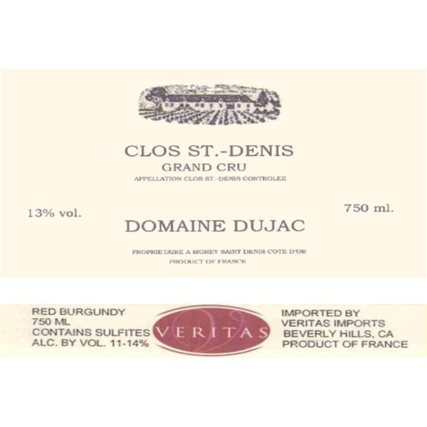 Rượu vang đỏ Domaine Dujac Clos St. Denis 2006