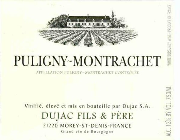 Rượu vang trằng Domaine Dujac Puligny-Montrachet 2007