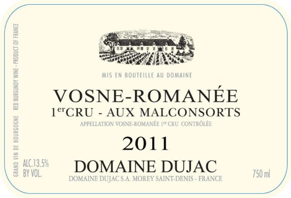 Rượu vang đỏ Domaine Dujac Vosne-Romanee Aux Malconsorts Premier Cru 2011