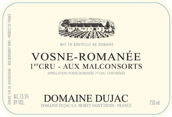 Rượu vang đỏ Domaine Dujac Vosne-Romanee Aux Malconsorts Premier Cru 2013