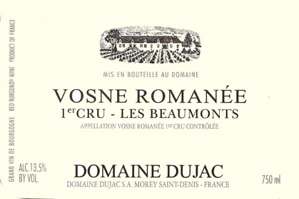 Rượu vang đỏ Domaine Dujac Vosne-Romanee Les Beaumonts Premier Cru 2009