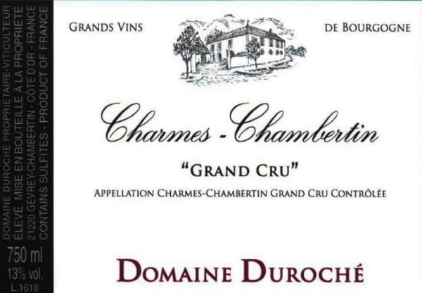 Rượu vang đỏ Domaine Duroche Charmes-Chambertin Grand Cru 2018
