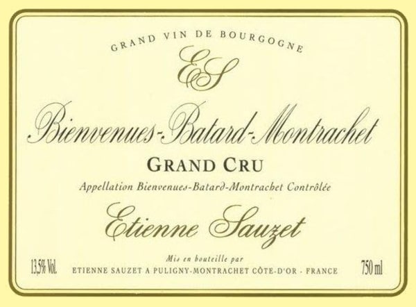 Rượu vang trằng Domaine Etienne Sauzet Bienvenues-Batard-Montrachet Grand Cru 2009