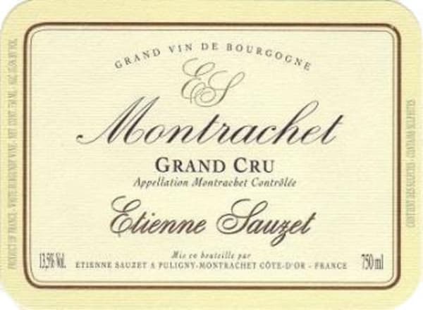Rượu vang trằng Domaine Etienne Sauzet Montrachet Grand Cru 2014