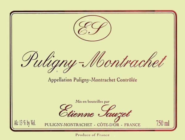 Rượu vang trằng Domaine Etienne Sauzet Puligny-Montrachet 2009
