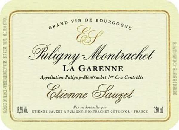 Rượu vang trằng Domaine Etienne Sauzet Puligny-Montrachet La Garenne Premier Cru 2011