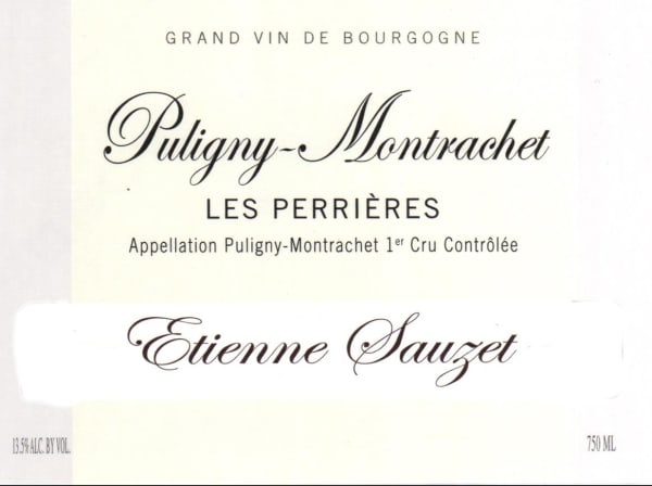 Rượu vang trằng Domaine Etienne Sauzet Puligny-Montrachet Les Perrieres Premier Cru 2020