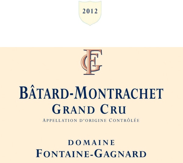 Rượu vang trằng Domaine Fontaine-Gagnard Batard-Montrachet Grand Cru 2012