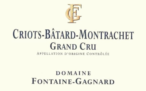 Rượu vang trằng Domaine Fontaine-Gagnard Criots-Batard-Montrachet Grand Cru 2012