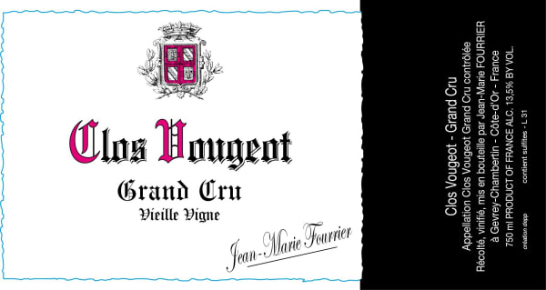 Rượu vang đỏ Domaine Fourrier Clos Vougeot Grand Cru Vieilles Vignes 2011