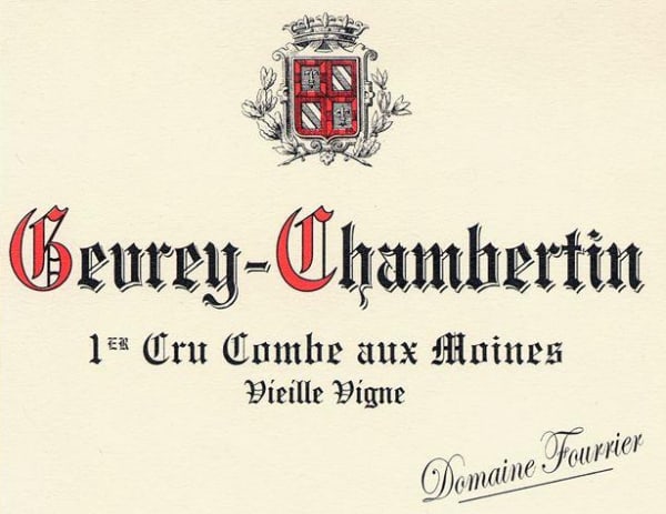 Rượu vang đỏ Domaine Fourrier Gevrey Chambertin Combe Aux Moines Premier Cru 2006