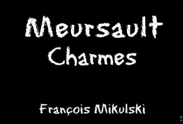 Rượu vang trằng Domaine Francois Mikulski Mersault Les Charmes Premier Cru 2011