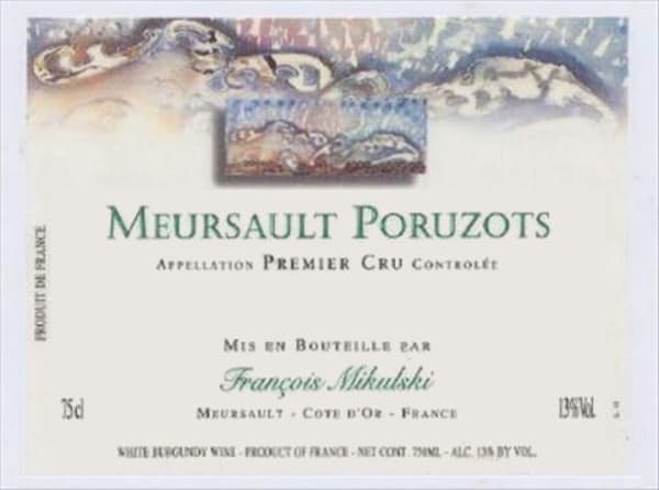 Rượu vang trằng Domaine Francois Mikulski Mersault Les Poruzot Premier Cru 2013