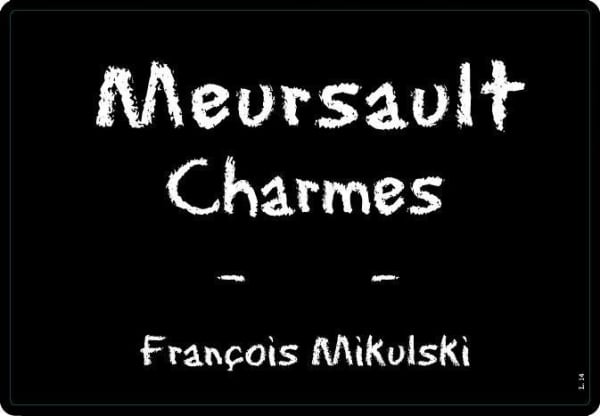 Rượu vang trằng Domaine Francois Mikulski Meursault Les Charmes Premier Cru 2017