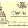 Rượu vang trằng Domaine Francois Raveneau Chablis 2012
