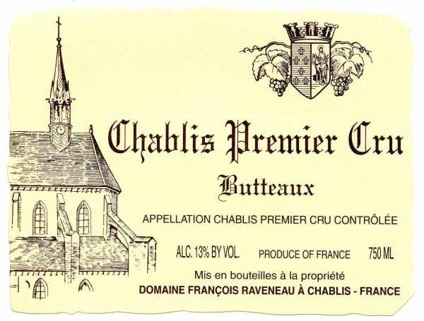 Rượu vang trằng Domaine Francois Raveneau Chablis Butteaux Premier Cru 2018