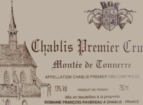 Rượu vang trằng Domaine Francois Raveneau Chablis Montee de Tonnerre Premier Cru 2010