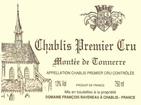 Rượu vang trằng Domaine Francois Raveneau Chablis Montee de Tonnerre Premier Cru 2013