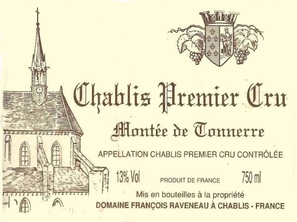Rượu vang trằng Domaine Francois Raveneau Chablis Montee de Tonnerre Premier Cru 2015