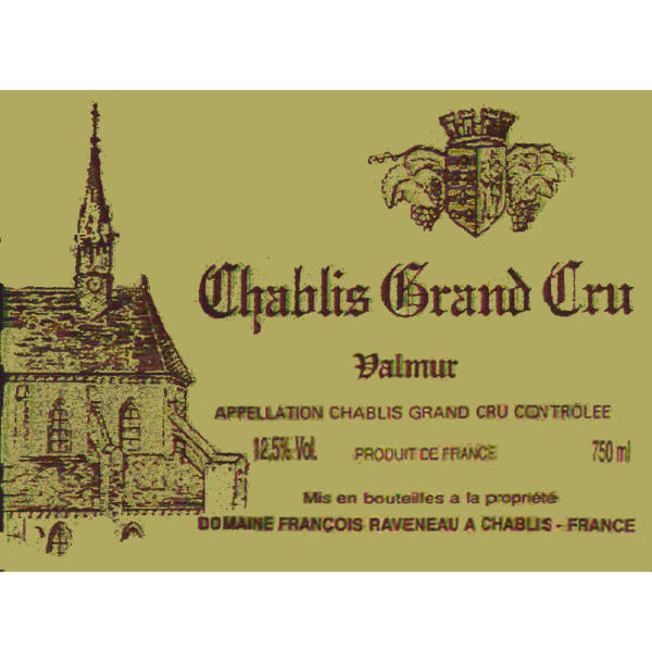 Rượu vang trằng Domaine Francois Raveneau Chablis Valmur Grand Cru 1997