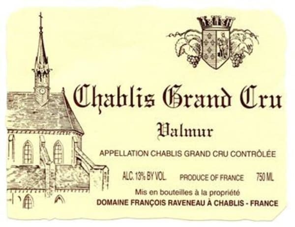 Rượu vang trằng Domaine Francois Raveneau Chablis Valmur Grand Cru 2020