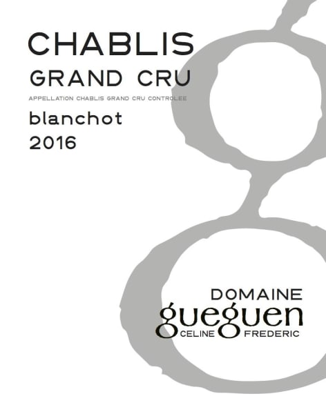 Rượu vang trằng Domaine Frederic & Celine Gueguen Chablis Blanchot Grand Cru 2016
