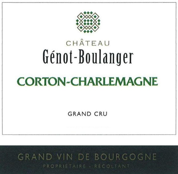 Rượu vang trằng Domaine Genot-Boulanger Corton-Charlemagne Grand Cru 2012