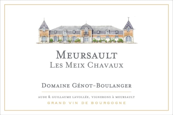 Rượu vang trằng Domaine Genot-Boulanger Meursault les Meix Chavaux 2016