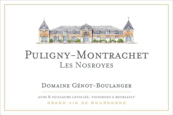 Rượu vang trằng Domaine Genot-Boulanger Puligny Montrachet Les Nosroyes 2021