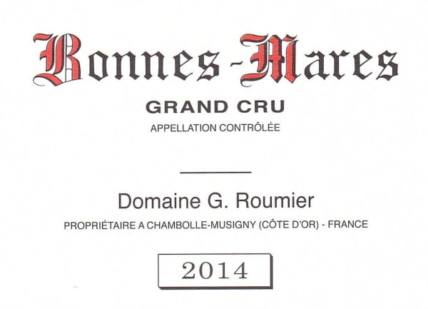 Rượu vang đỏ Domaine Georges & Christophe Roumier Bonnes-Mares Grand Cru 2014