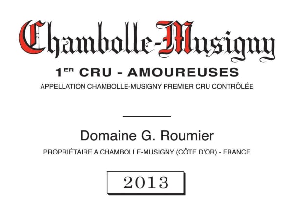 Rượu vang đỏ Domaine Georges & Christophe Roumier Chambolle-Musigny Les Amoureuses Premier Cru 2013
