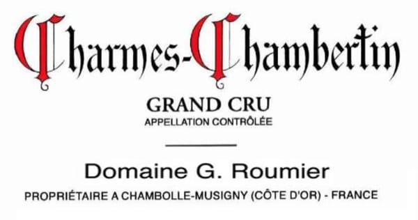Rượu vang đỏ Domaine Georges & Christophe Roumier Charmes-Chambertin Grand Cru 2010