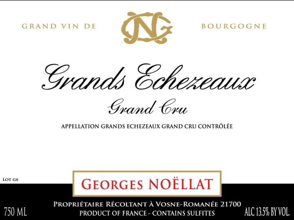 Rượu vang đỏ Domaine Georges Noellat Grands Echezeaux Grand Cru 2014