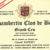 Rượu vang đỏ Domaine Gerard Raphet Clos Vougeot Grand Cru Cuvee Unique 2016