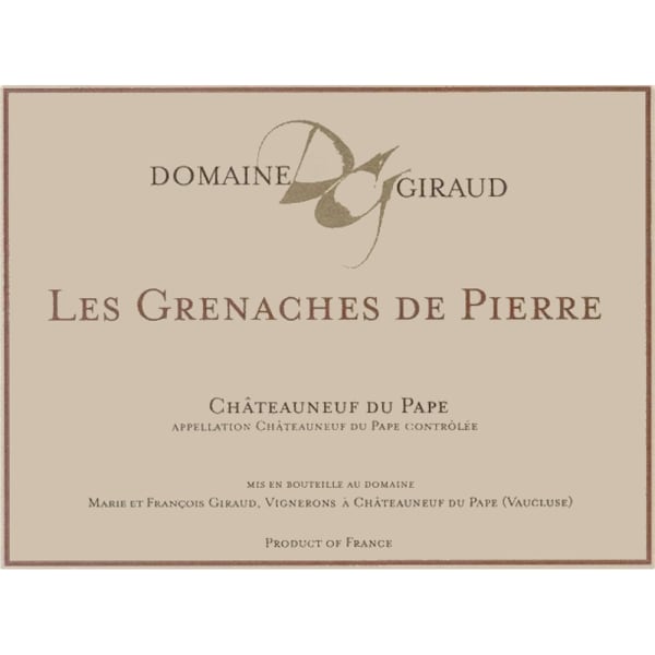 Rượu vang đỏ Domaine Giraud Chateauneuf-du-Pape Les Grenaches de Pierre 2010