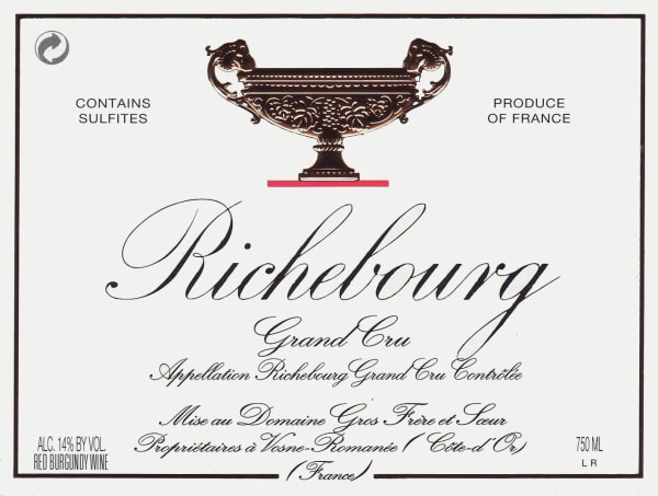 Rượu vang đỏ Domaine Gros Frere et Soeur Richebourg Grand Cru 2000