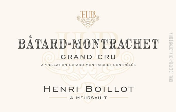 Rượu vang trằng Domaine Henri Boillot Batard-Montrachet Grand Cru 2011