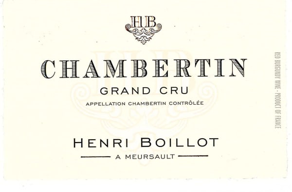 Rượu vang đỏ Domaine Henri Boillot Chambertin Grand Cru 2013