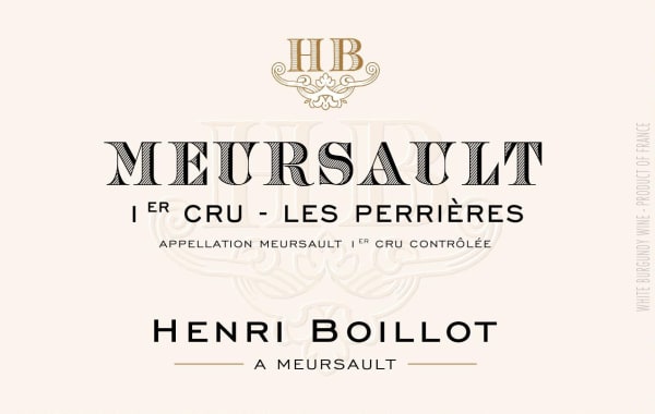 Rượu vang trằng Domaine Henri Boillot Meursault Les Perrieres Premier Cru 2014