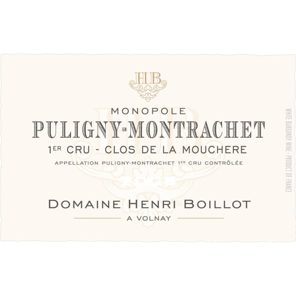 Rượu vang trằng Domaine Henri Boillot Puligny Montrachet Clos de la Moucher Premier Cru 2011
