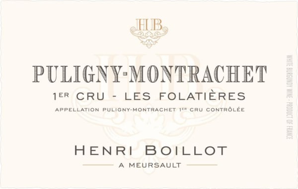 Rượu vang trằng Domaine Henri Boillot Puligny-Montrachet Les Folatieres Premier Cru 2009