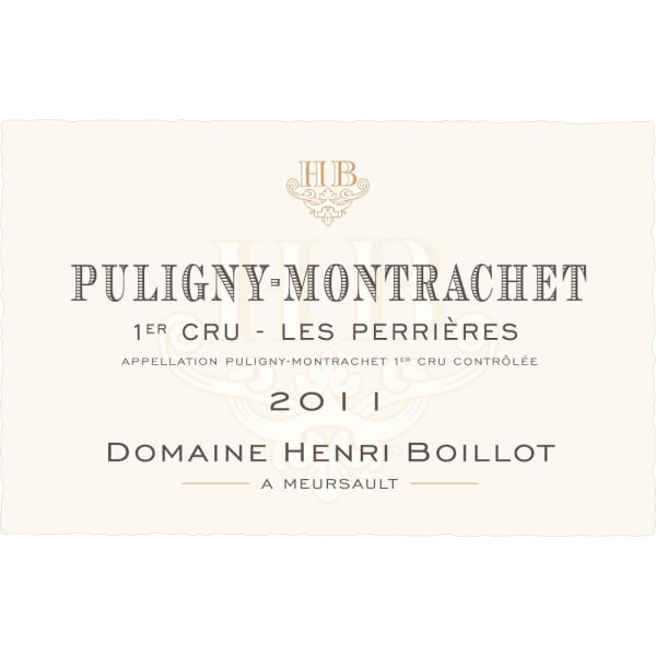 Rượu vang trằng Domaine Henri Boillot Puligny Montrachet les Perrieres 2011