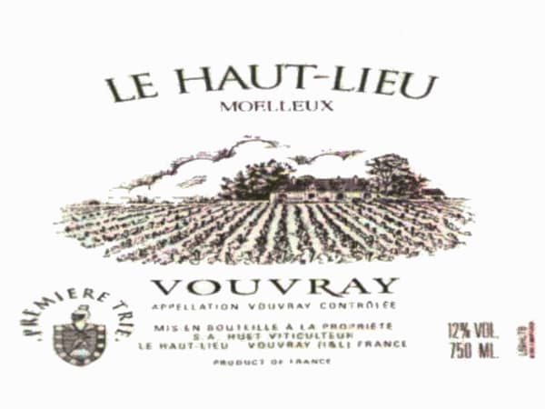 Rượu vang trằng Domaine Huet Le Haut Lieu Moelleux 1989