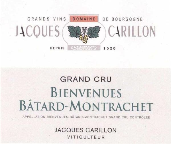 Rượu vang trằng Domaine Jacques Carillon Bienvenues-Batard-Montrachet Grand Cru 2012