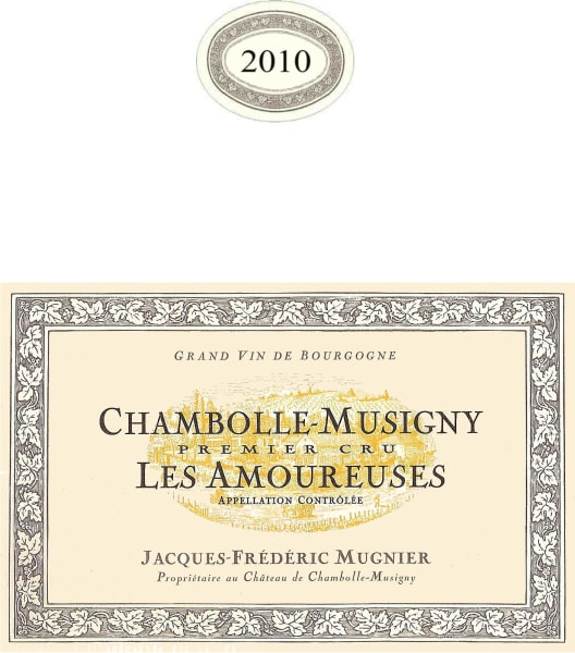 Rượu vang đỏ Domaine Jacques-Frederic Mugnier Chambolle-Musigny les Amoureuses Premier Cru 2010
