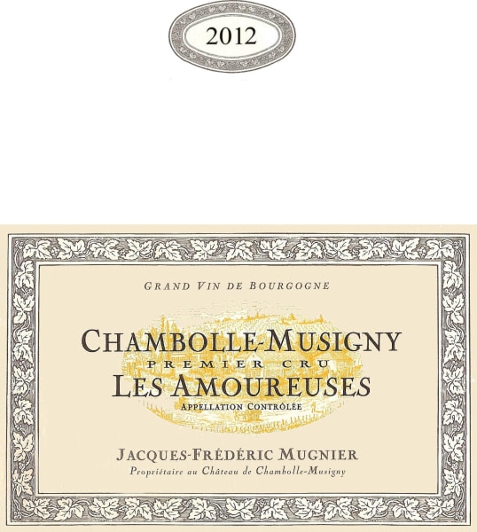 Rượu vang đỏ Domaine Jacques-Frederic Mugnier Chambolle-Musigny les Amoureuses Premier Cru 2012