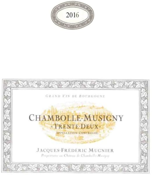 Rượu vang đỏ Domaine Jacques-Frederic Mugnier Chambolle-Musigny Trente-Deux 2016