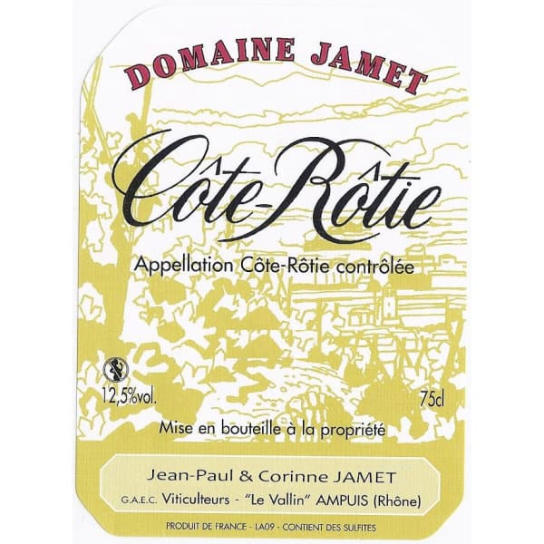 Rượu vang đỏ Domaine Jamet Cote-Rotie 1999