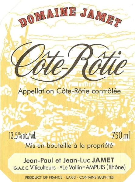 Rượu vang đỏ Domaine Jamet Cote-Rotie 2006